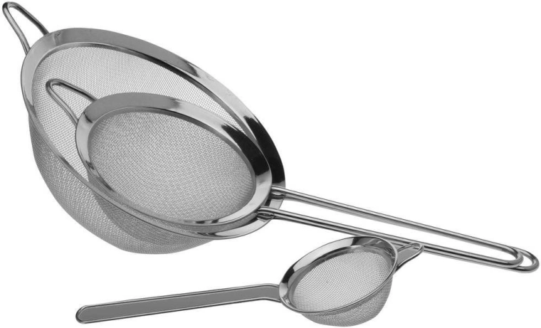 Set nerjavnih kuhinjskih sit 8/14/20 cm, 3 kosi