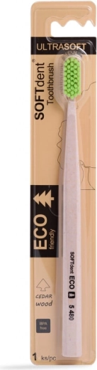 Softdent eco prijazna zobna ščetka ultra mehka