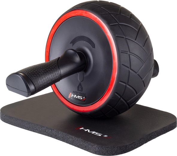 Kolo za krepitev trebuha HMS AB-Carver s širokim kolesom in podlogo