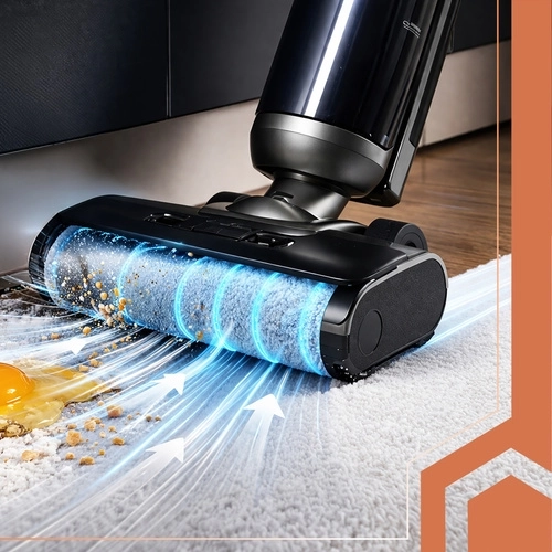 Vrtljiv valjček za temeljito čiščenje