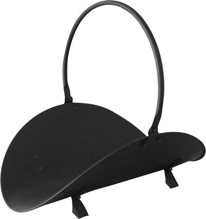 Prenosno stojalo za kaminsko drva, črna kovina