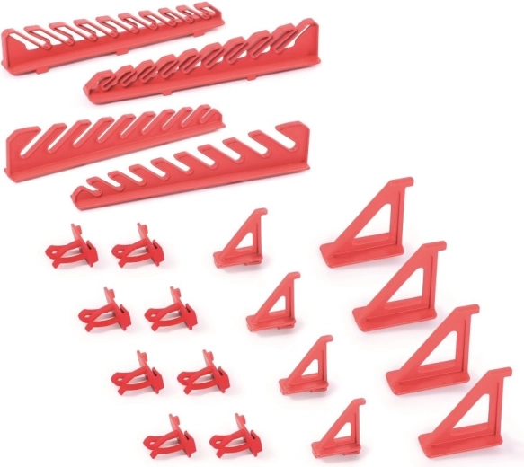 Set kavljev za orodje Kistenberg BINEER HOOKS, združljiv s paneli BINEER in ORDERLINE, 20 kos