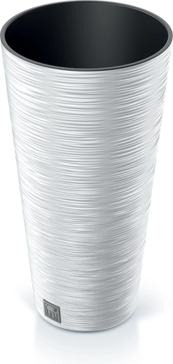 Cvetlični lonec Furu Slim 25 cm – bel