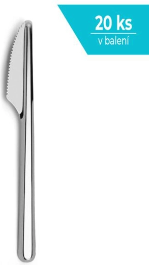 Nerjavni jedilni nož Amefa Leaves – set 20 kosov