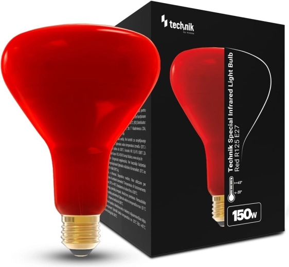 Infrardeča žarnica R125 150 W E27 Technik