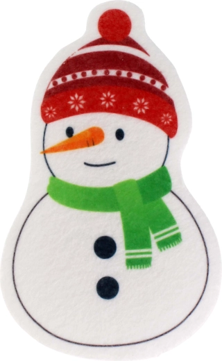 Goba za posodo Snežak 8 × 12,9 × 3 cm