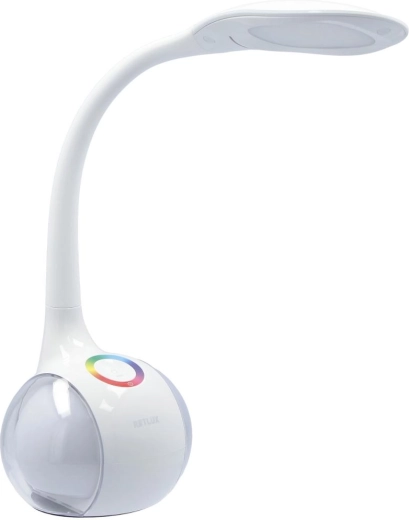 RETLUX LED Desk Lamp with RGB Backlighting