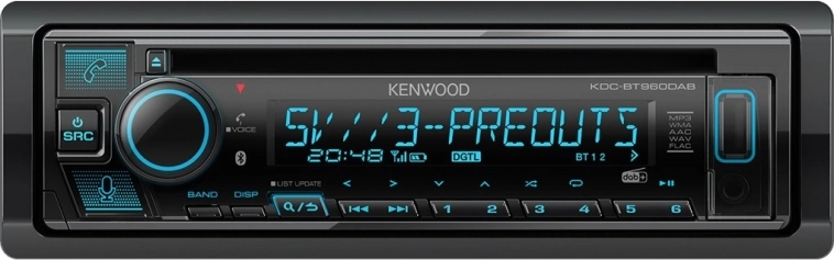 Kenwood avtoradio z Bluetooth in DAB+