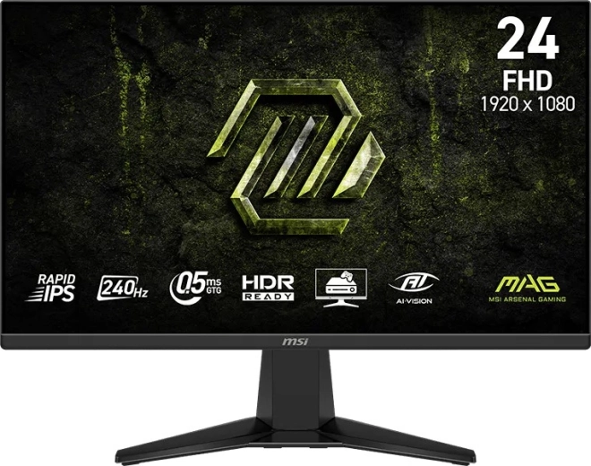 Monitor 23,8" MAG 245F, LED, Full HD, 240 Hz, črn