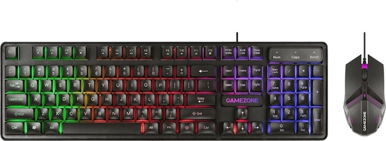 Komplet igralne tipkovnice in miške GAMEZONE Boost USB