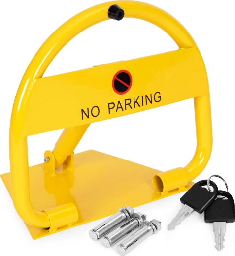 Zložljiva parkirna zapora 40 cm na ključ