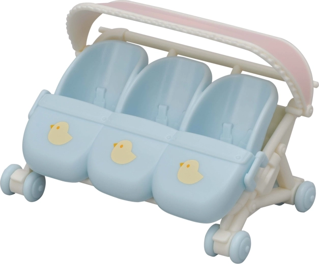 Voziček za trojčke Sylvanian Families