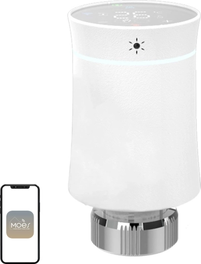Moes ZigBee BY100 touch thermostatic radiator valve