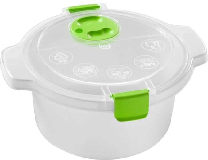 Plastična posoda za mikrovalovno pečico z notranjim pokrovom 0,8 l HEIDRUN