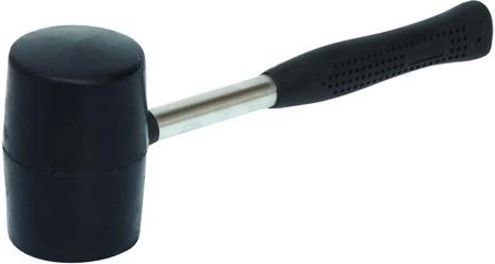 Gumijasto kladivo 453 g, premer 55 mm s kovinskim ročajem