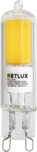 RETLUX G9 LED Bulb 2.2 W Warm White