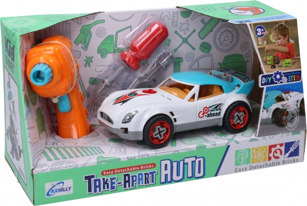 Vijačni dirkalni avto 18 cm
