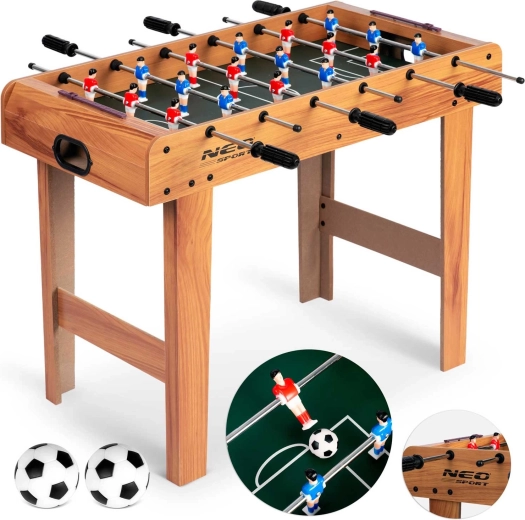 Namizni nogomet NEO SPORT lesen 70 × 37 × 62 cm