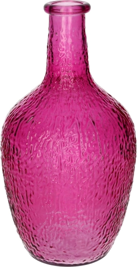 Dekorativna steklenica Milano, roza, 25,2 cm