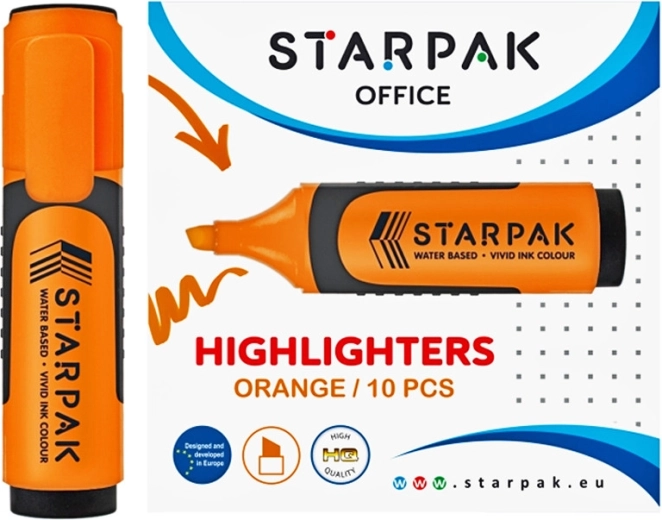 Orange highlighter - 1 piece