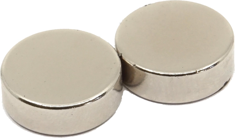 Neodimijev valj 15 × 5 mm (2 kos)