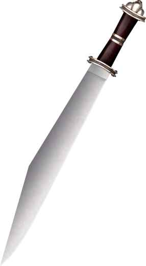 Cold Steel Damascus Long Sax vikinški zbirateljski meč z ročajem iz palisandra