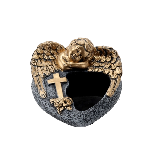 Heart shape and elegant decoration