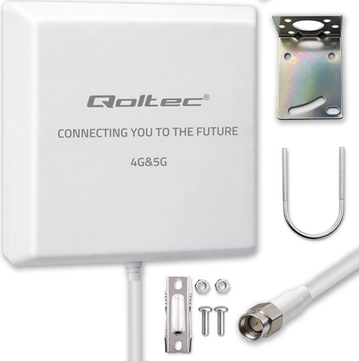 Outdoor directional 4G/5G LTE antenna 9 dBi with SMA connector and 3 m cable, waterproof