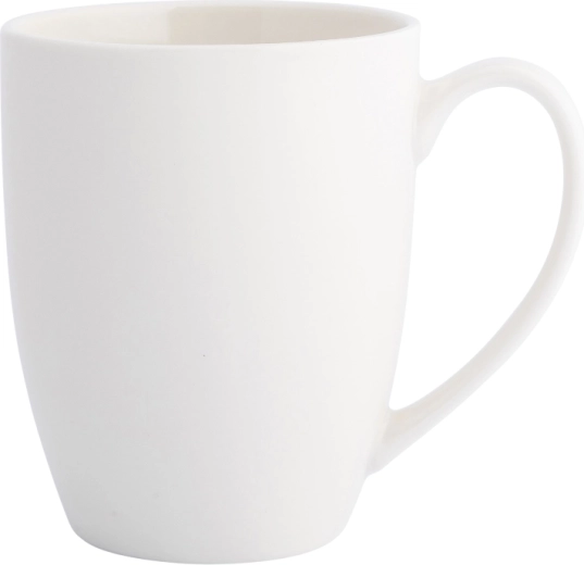 Bella porcelanasta skodelica kremne barve 400 ml