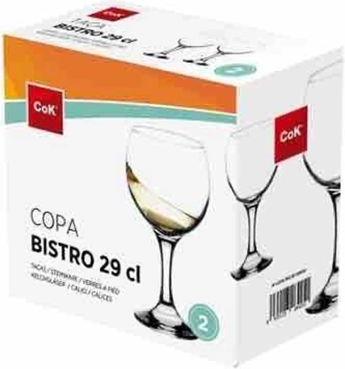 Set kozarcev za vino Bistro 290 ml, 2 kosa, steklo
