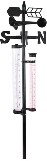 Zunanja zabodna vremenska postaja s 5 funkcijami