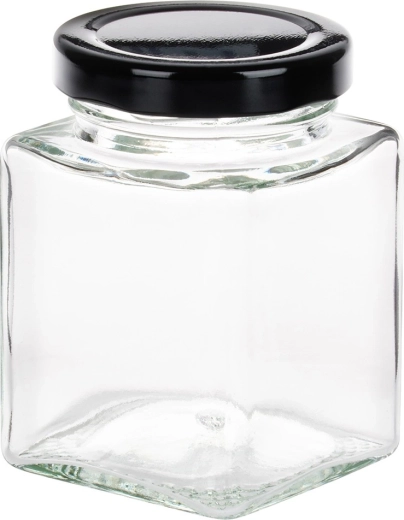 Kakovostno jasno steklo in tesnilni pokrovčki