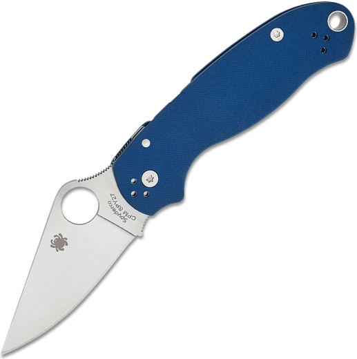 Spyderco Para 3 Cobalt Blue folding pocket knife