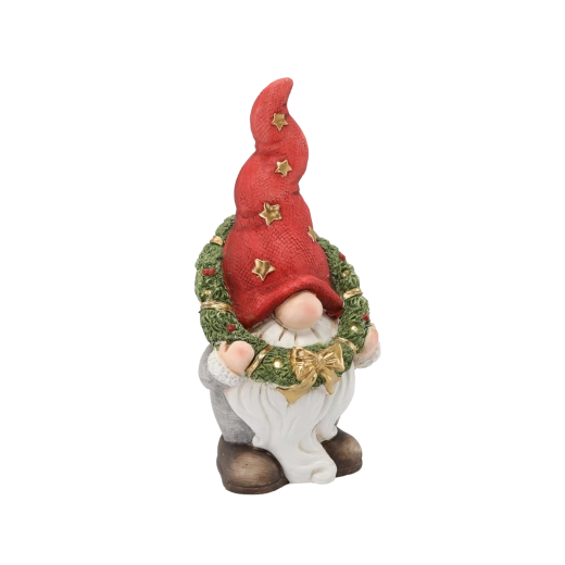 Wreath with a golden bow