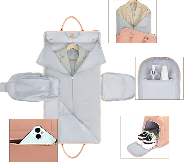 Pametna organizacija in ločen žep za obutev