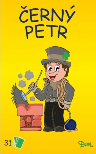 Karte Črni Peter – dimnikar, rumena škatlica