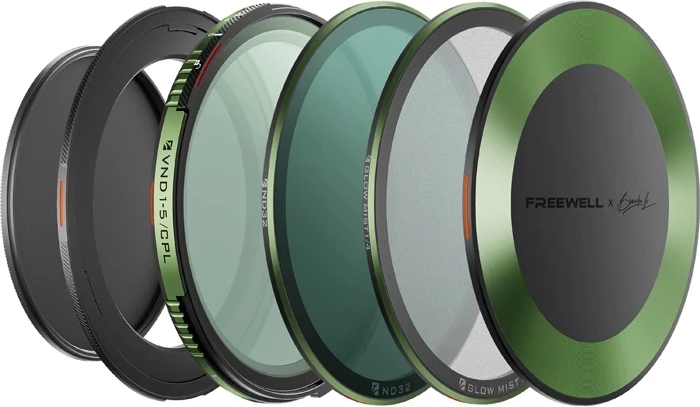 Komplet variabilnih filtrov ND/CPL Freewell Brandon Li 72 mm
