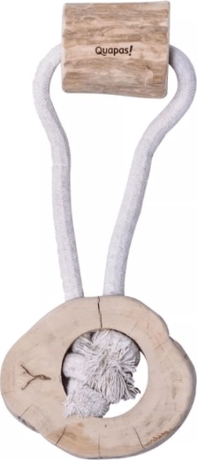 Quapas! igrača Circle iz kavovine lesa za vlečenje