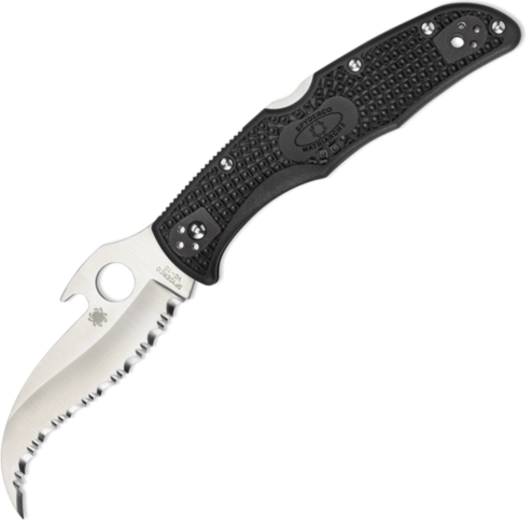Spyderco Matriarch 2 tactical folding knife 9.1 cm VG-10, satin, black FRN
