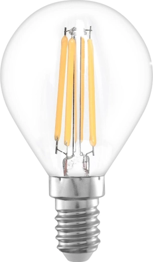Retlux LED filament bulb G45 E14 5 W warm white