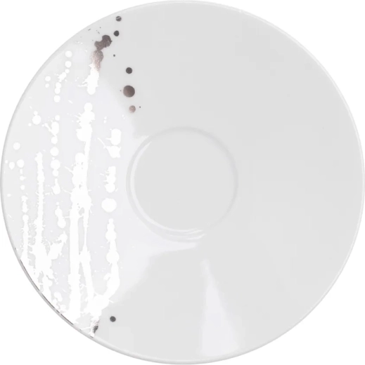 Splendor bel krožniček (podstavek) 16 cm s platinastim dekorjem