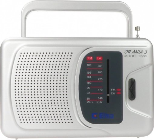 Prenosni radio ANIA srebrn