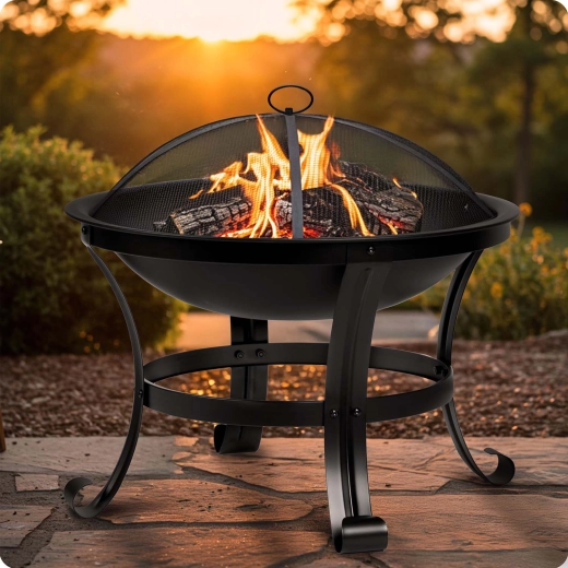 Varen ogenj zahvaljujoč protiiskrni kupoli