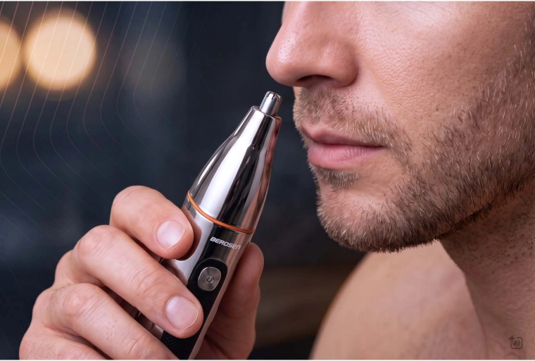 Safe hygiene: nose and ear trimmer