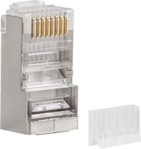 RJ45 konektor 8P8C kat.6 FTP z vodilom 100 kos