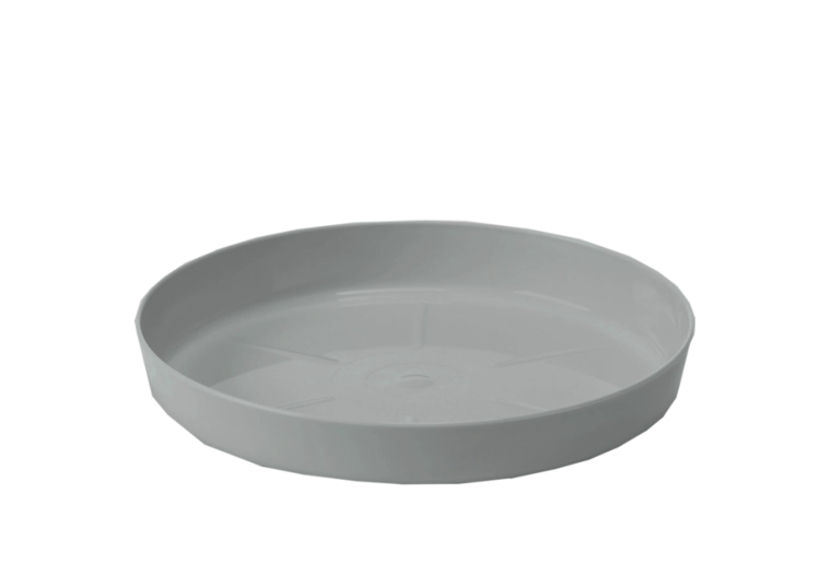 Podstavek za cvetlični lonec Lamela Magnolia siv 25 cm