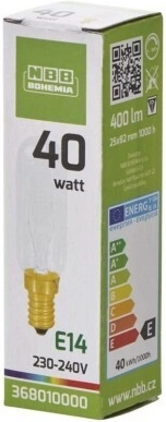 NBB žarnica za napo E14 40 W 400 lm - 1 kos