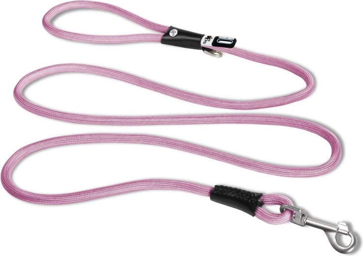 Curli udoben vrvni povodec za pse Comfort Pink