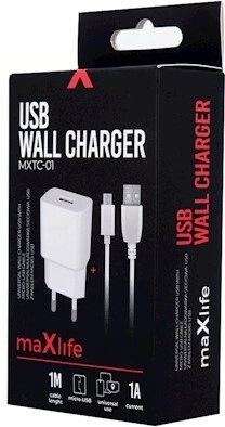 Micro USB cable included (1 m)