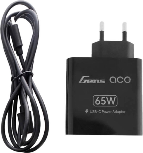 Napajalni adapter Gens Ace 65W z EU vtičem